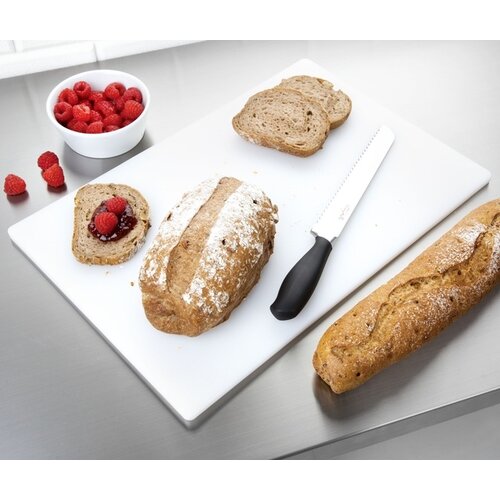Hygiplas Planche à découper Hygiplas LDPE 450x300x10mm blanc