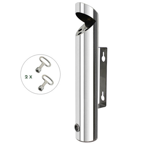 Cendrier mural BRASQ AT200 inox