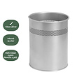 Papierbak BRASQ 15 liter zilver