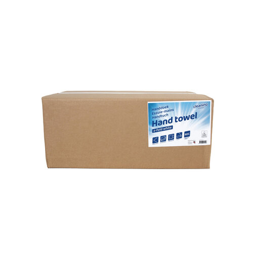 Cleaninq Handdoek Cleaninq Z-vouw 2-laags 225x220mm 20x200 wit