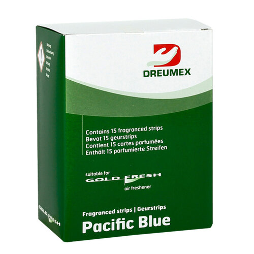 Dreumex Désodorisant Dreumex Gold Fresh Pacific Blue 15 cartes