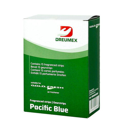 Dreumex Désodorisant Dreumex Gold Fresh Pacific Blue 15 cartes