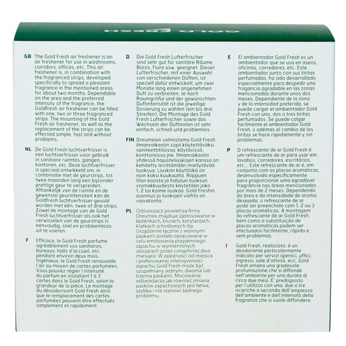 Dreumex Luchtverfrisserdispenser Dreumex Gold Fresh wit