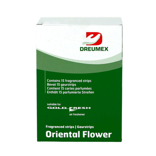 Dreumex Désodorisant Dreumex Gold Fresh Oriental Flower 15 cartes