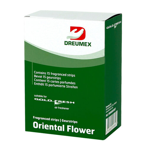 Dreumex Luchtverfrisser Dreumex Gold Fresh Oriental Flower 15 strips