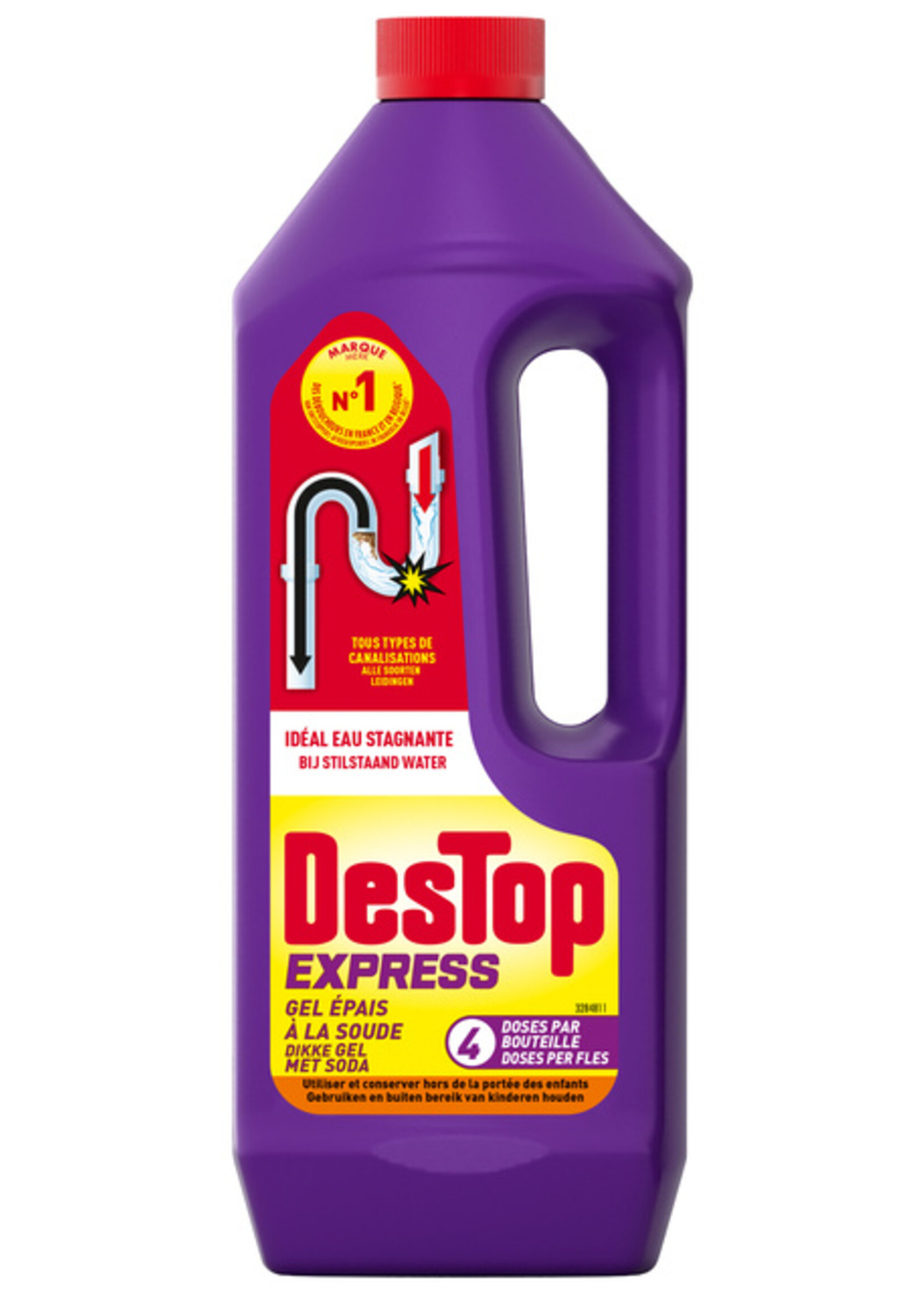 Destop Afvoerontstopper Destop Gel Express met Soda 950 ml
