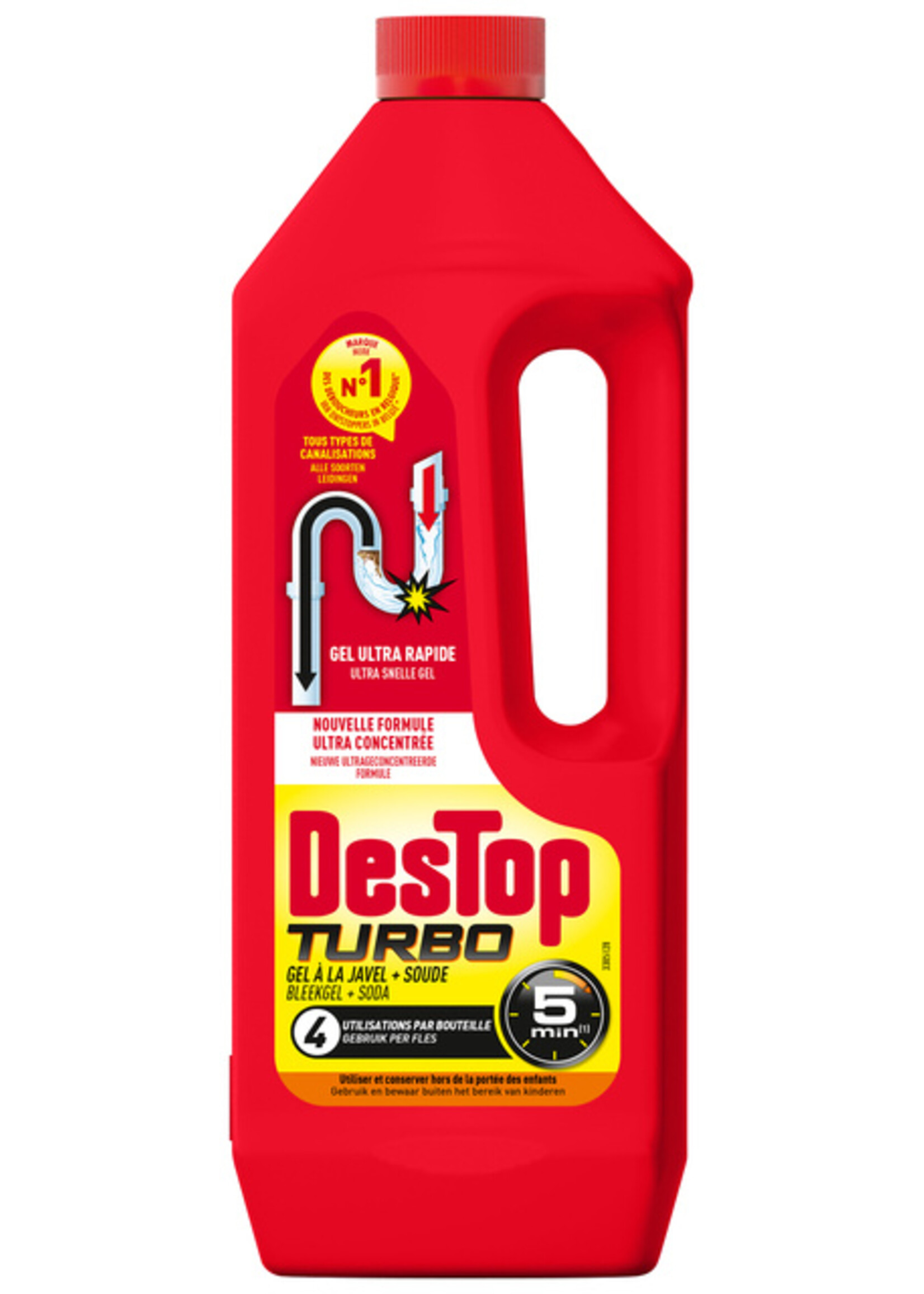 Destop Afvoerontstopper Destop Turbo Gel  1L