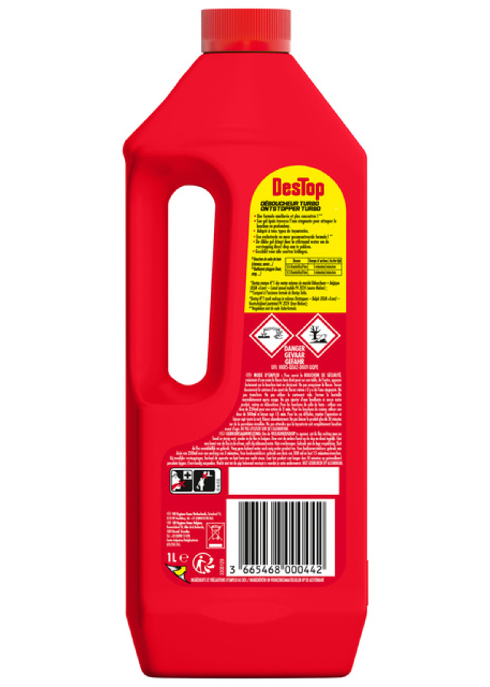 Destop Afvoerontstopper Destop Turbo Gel  1L