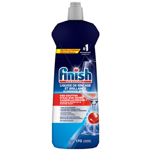 Finish Liquide de rinçage lave-vaisselle Finish Regular 800ml