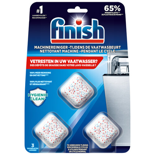 Finish Vaatwasmachine-reiniger tabs Finish 3 stuks