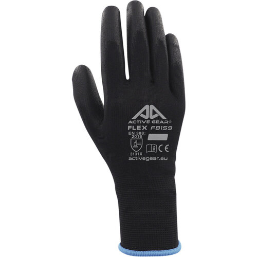 ActiveGear Handschoen ActiveGear grip PU-flex zwart small