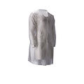 CMT Blouse visiteur CMT PP non-tissé longue bouton pression 104cm M blanc 100 pièces
