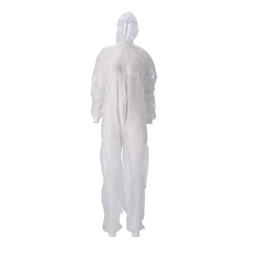 CMT Combinaison zippée CMT PP non-tissé M blanc 50 pièces