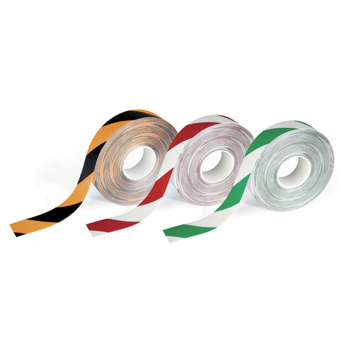 Durable Vloermarkeringstape DURALINE 50mmx30m groen-wit