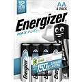 Energizer Batterij Energizer Max Plus 4xAA alkaline