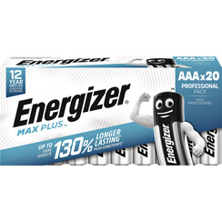 Batterij Energizer Max Plus 20xAAA alkaline