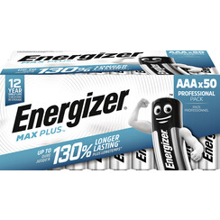 Batterij Energizer Max Plus 50xAAA alkaline