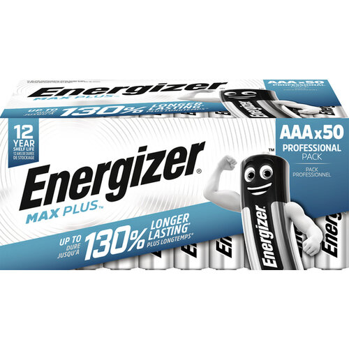 Energizer Batterij Energizer Max Plus 50xAAA alkaline