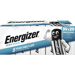 Batterij Energizer Max Plus 20x9v alkaline