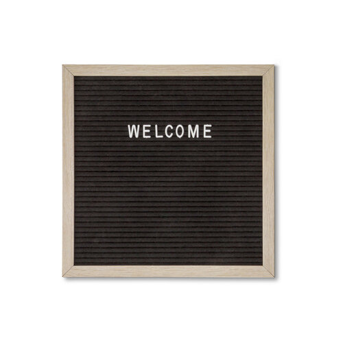 IEZZY horeca en catering Tableau à lettres IEZZY 30x30cm bois naturel