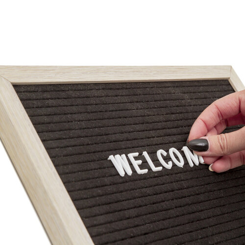 IEZZY horeca en catering Tableau à lettres IEZZY 30x30cm bois naturel