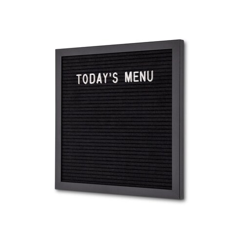 IEZZY horeca en catering Tableau à lettres IEZZY 30x30cm bois noir