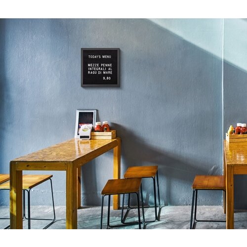 IEZZY horeca en catering Tableau à lettres IEZZY 40x60cm bois noir