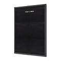IEZZY horeca en catering Tableau à lettres IEZZY 60x80cm bois noir