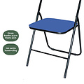 Chaise pliante BRASQ FC100 bleu-noir