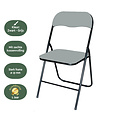 Chaise pliante BRASQ FC100 gris-noir
