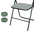 Chaise pliante BRASQ FC100 gris-noir