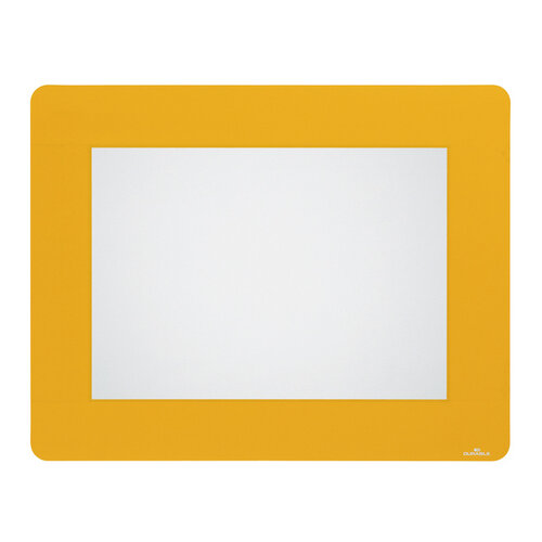 Durable Cadre de marquage au sol pour document A4 amovible jaune 10 pièces