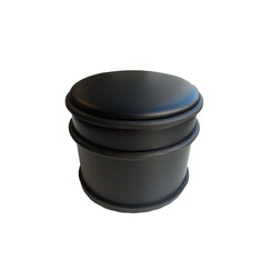 Deurstopper BRASQ  met rubberen ringen zwart