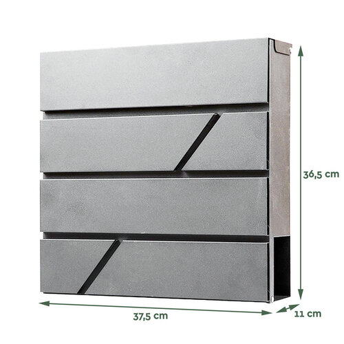 Boîte aux lettres BRASQ PB200 Deluxe Inox