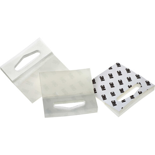 3M Languettes de suspension 3M 1075 50x50mm transparent 500 pièces