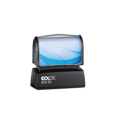 Tampon encreur Colop EOS 20 personnalisable avec plaque noir