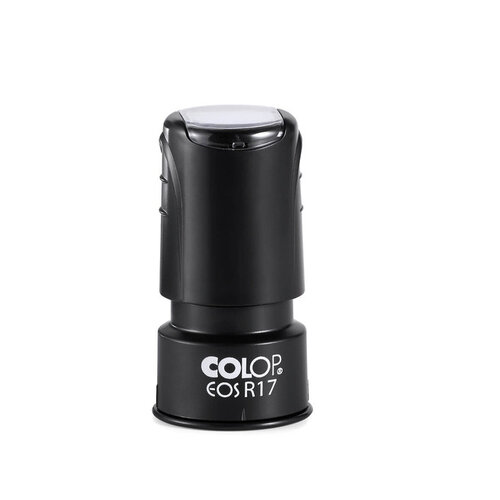 Colop Tekststempel Colop EOS R 17 personaliseerbaar met stempelplaat zwart