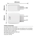 ACT Oplader ACT 20w 2-poorts usb a+c wit