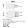 ACT Chargeur ACT 35W 1 port USB-C blanc