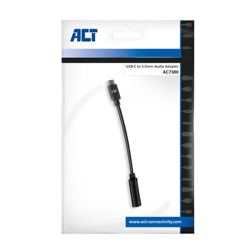 ACT Adaptateur ACT USB-C vers audio jack 3,5mm