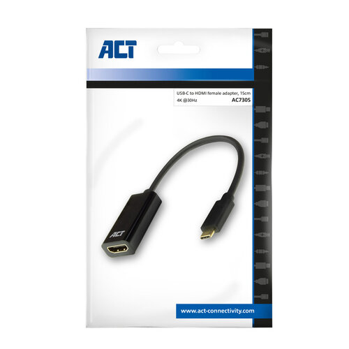 ACT Adapter ACT USB-C naar HDMI 30Hz