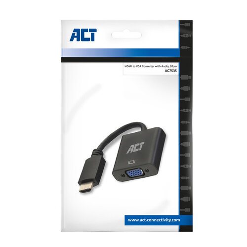 ACT Adapter ACT HDMI naar VGA met audio