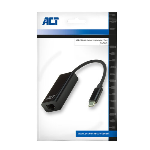 ACT Adaptateur ACT USB-C ver Ethernet Gigabit