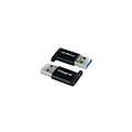 Integral Adapter Integral USB-C naar USB-A 2-pack