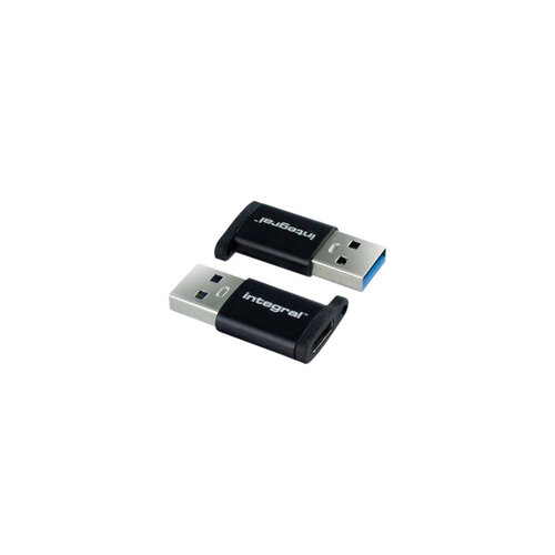 Integral Adapter Integral USB-C naar USB-A 2-pack