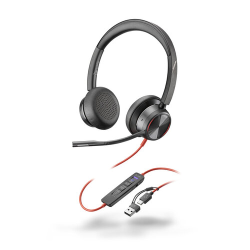 HP Poly Micro-casque Poly Blackwire 8225 stéréo USB-C