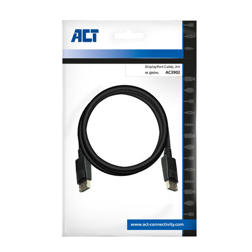 ACT Câble ACT DisplayPort 2m noir