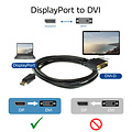 ACT Câble ACT DisplayPort vers DVI 1,8m noir