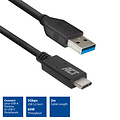 ACT Kabel ACT USB A 3.2 naar USB-C 2 meter