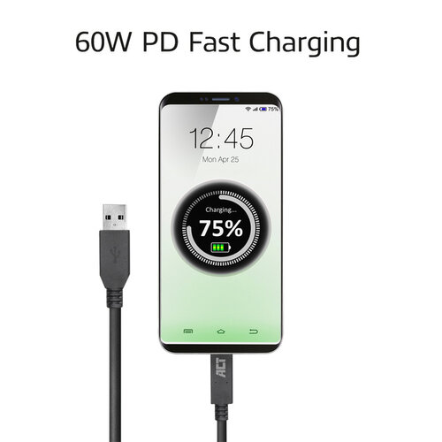 ACT Câble ACT USB-A 3.2 vers USB-C 2m